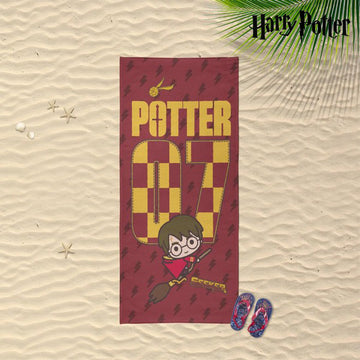 Serviette de plage Harry Potter Rouge (70 x 140 cm)
