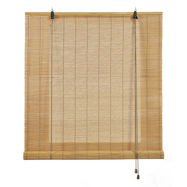 Store à enrouleur Stor Planet Ocre Naturel Bambou (90 x 175 cm)