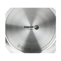 Casserole avec Couvercle FAGOR Silverinox Acier inoxydable 18/10 Chrome (Ø 24 cm)