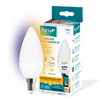 Ampoule à Puce Smarthome Blanc LED Wi-Fi 5,5W (Refurbished A+)