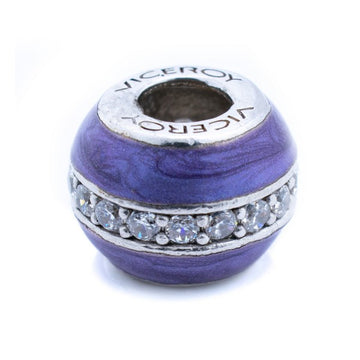 Perle de verre Femme Viceroy VMM0317-27 Violet (1 cm)