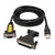 Adaptateur USB vers RS232 NANOCABLE 10.03.2002 1,8 m Noir