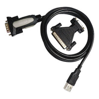 Adaptateur USB vers RS232 NANOCABLE 10.03.2002 1,8 m Noir