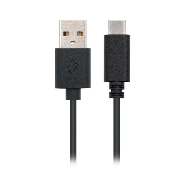 Câble USB A vers USB C NANOCABLE 10.01.210 Noir