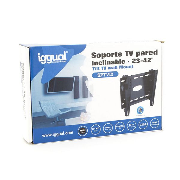 Support de TV iggual SPTV12 IGG314531 23"-42" Noir