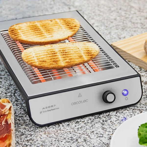Grille-pain Cecotec Turbo Easy Toast Acier inoxydable 900W (Refurbished A+)