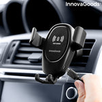 Support pour téléphone portable avec chargeur de voiture sans fil Wolder InnovaGoods