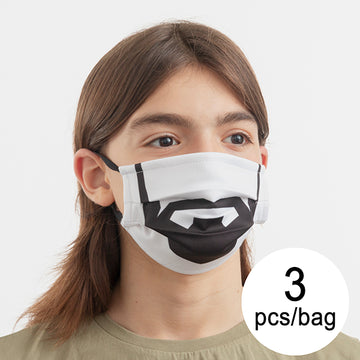 Masque en tissu hygiénique réutilisable Beard Luanvi Taille M (Pack de 3)