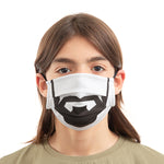 Masque en tissu hygiénique réutilisable Beard Luanvi Taille M (Pack de 3)