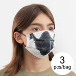 Masque en tissu hygiénique réutilisable Gas Luanvi Taille M (Pack de 3)