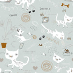 Housse de Couette Panzup Cats (260 x 220 cm) (Lit king size)