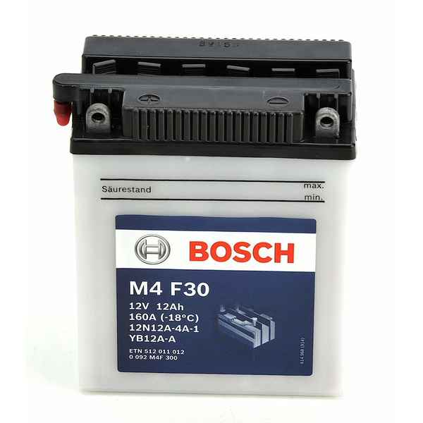 Batterie BOSCH M4F30 Motocyclette 12V (Refurbished A+)