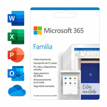 Logiciel de Gestion Microsoft 365 Familia (Refurbished A+)