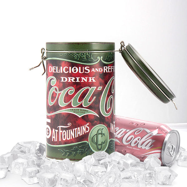 Boîte en métal rétro Coca-Cola