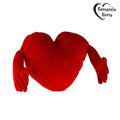Coeur en Peluche avec Bras (30 cm)