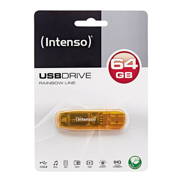Clé USB INTENSO 3502490 USB 2.0 64 GB Orange