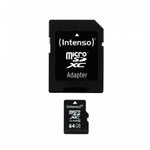 Carte Mémoire Micro SD avec Adaptateur INTENSO 3413490 64 GB Cours 10
