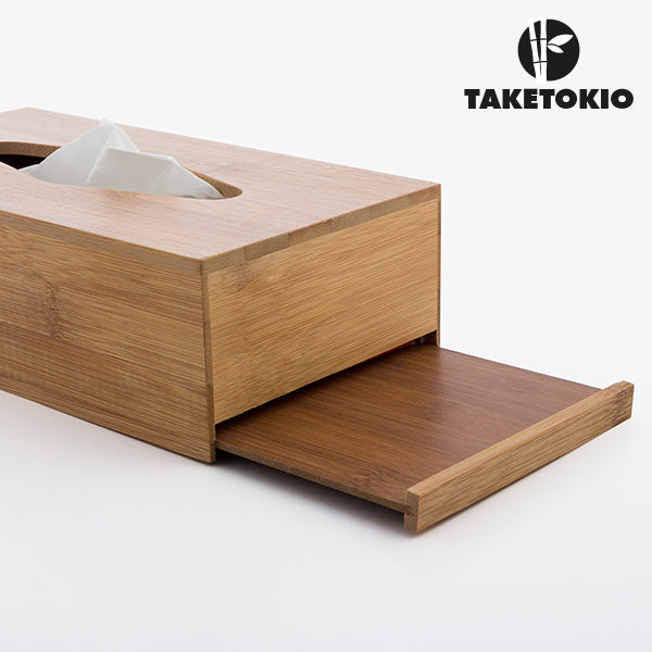 Boîte de mouchoirs en bambou TakeTokio