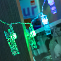 Guirlande LED Pinces pour Photos (16 LED)