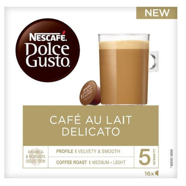 Capsules de café Nescafé Dolce Gusto Au Lait Delicato (16 uds)