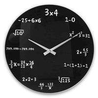 Horloge Murale Maths
